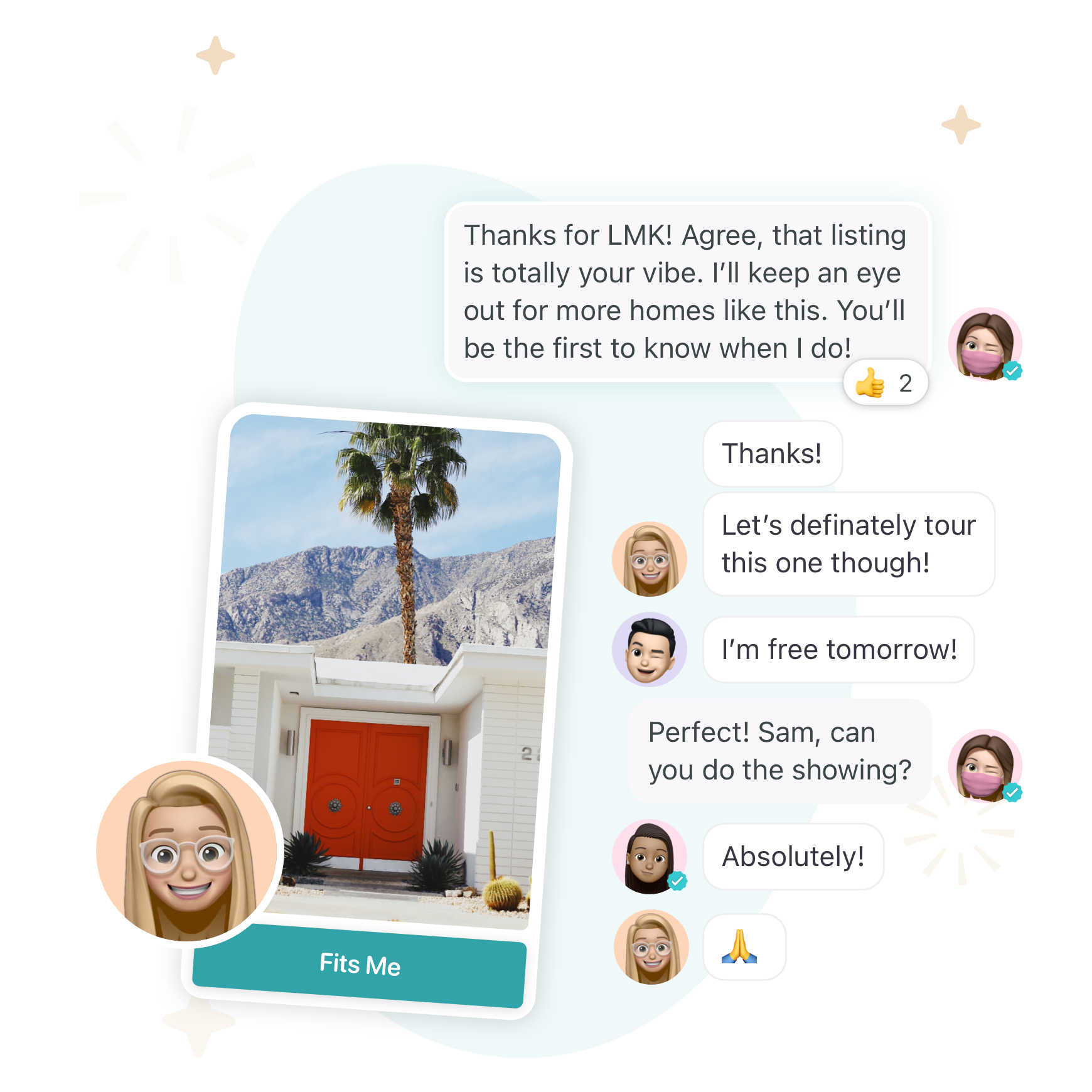 agents and home seekers chat app for app social real estate discovery